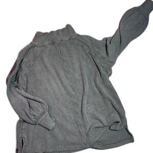 We The Free Women Small Oversized Tunic Waffle Knit Textured Minimalist SweaterC